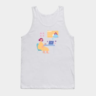 Work From Home Tank Top